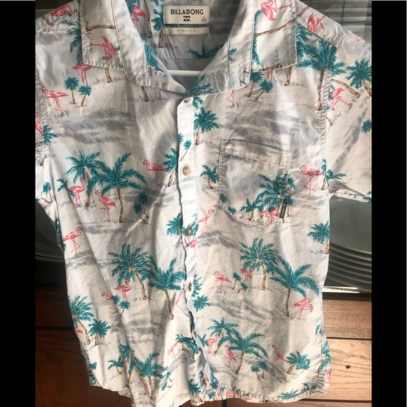 Billabong Short Sleeve Button Down - Picture 2 of 4